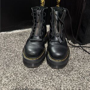 Dr.marten Sinclair zipper Leather Women's Boots 6